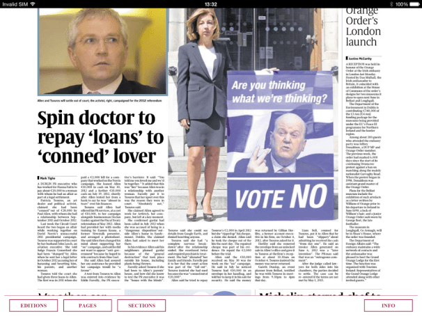 Article Sunday Times - December 21, 2014.