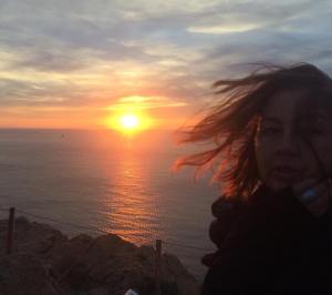 Sunset at Temple of Poseidon.